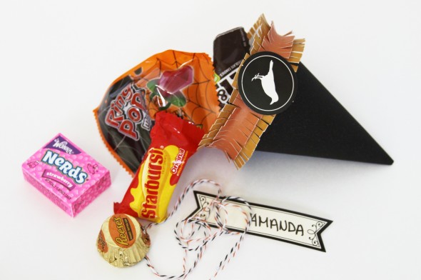 Witch Hat Placecards/Treat Bags